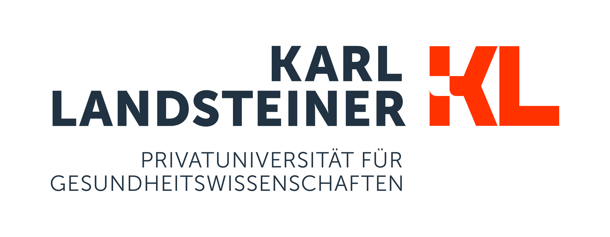 Karl Landsteiner Privatuniversität für Gesundheitswissenschaften Logo
